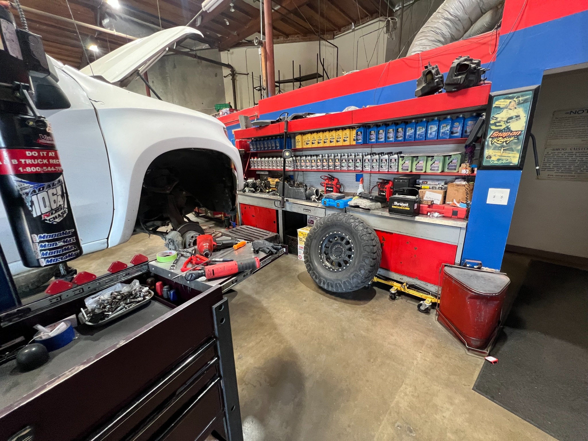 Experienced technician working on vehicle